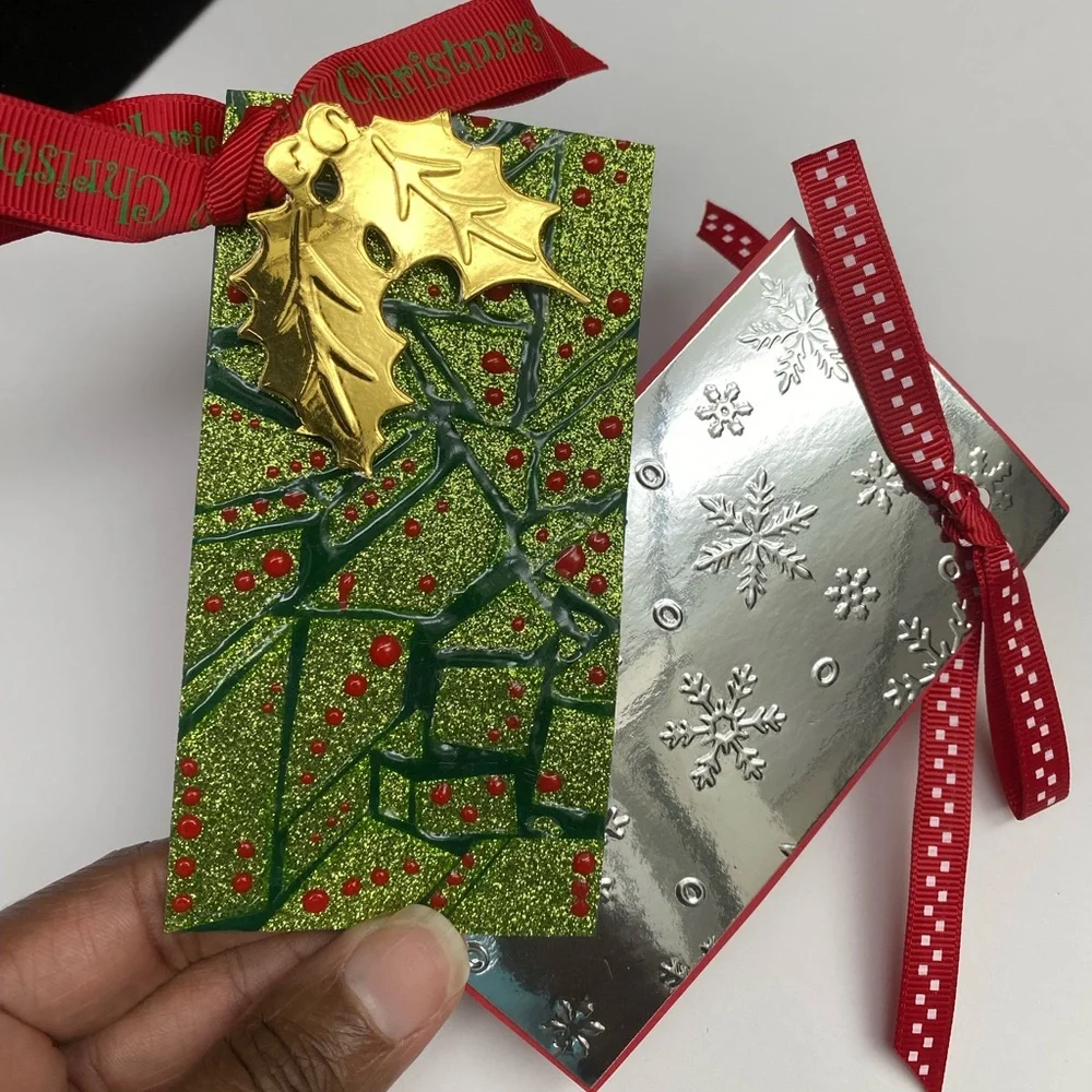 Lot of Handcrafted Christmas Tags for Gifts